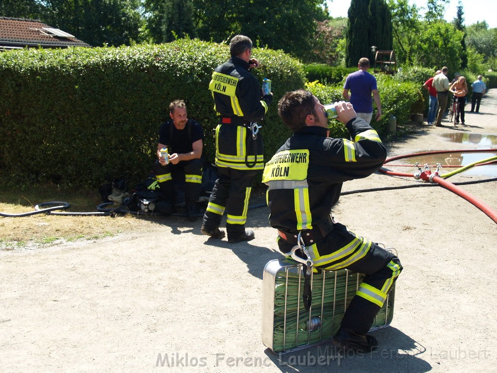 Gartenlaube in Vollbrand Koeln Poll Im Gremberger Waeldchen P233.JPG